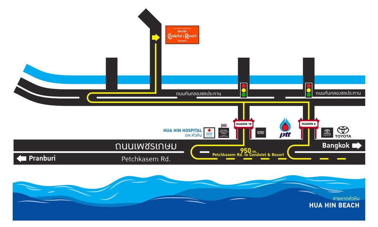 Hua Hin Condotel & Resort Taweeporn Kültér fotó